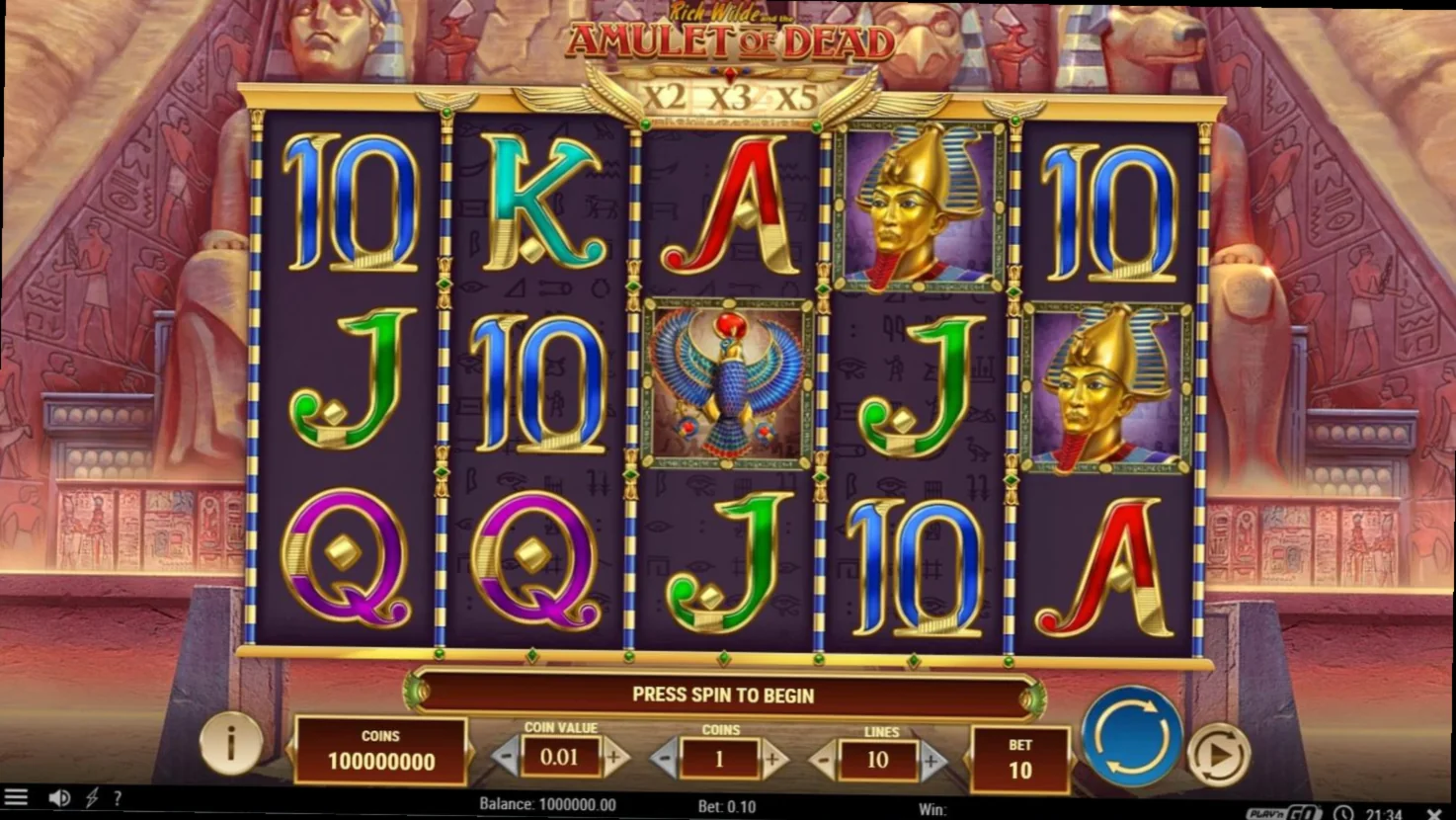 Rich Wilde and the Amulet of Dead von Play'n GO